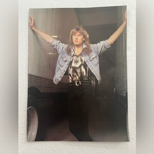 Vintage pinup of Def Leppard’s Joe Elliott